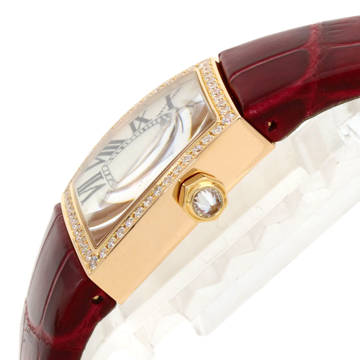 CARTIER カルティエ WE600651 ラドーニャ SM 腕時計 K18PG レディース 中古