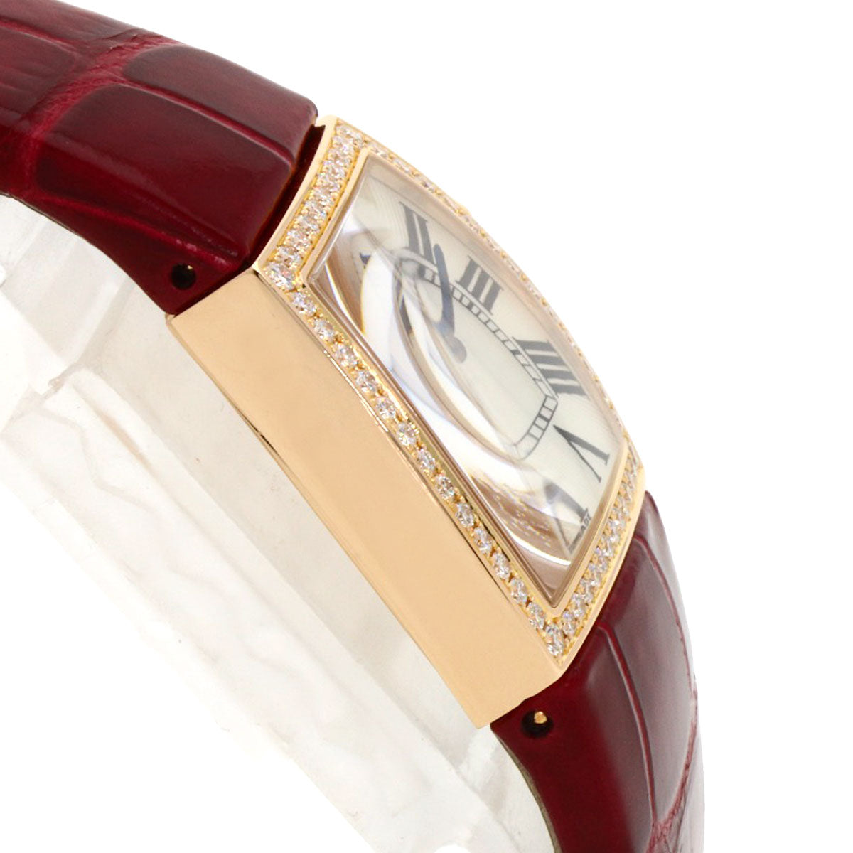 CARTIER カルティエ WE600651 ラドーニャ SM 腕時計 K18PG レディース 中古