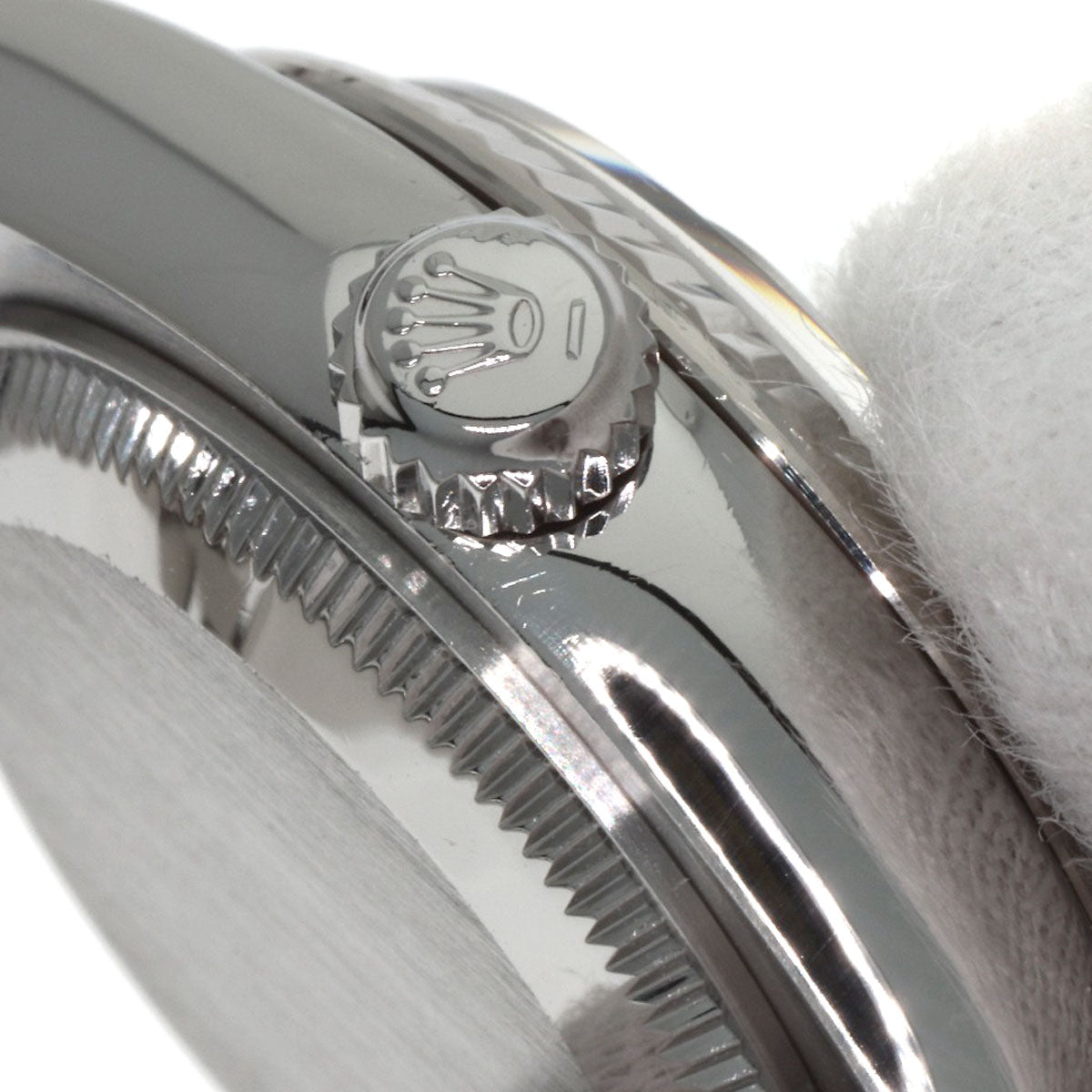 ROLEX ロレックス 179174G デイトジャスト 10P ダイヤモンド 腕時計 SS レディース 中古