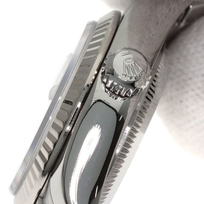 ROLEX ロレックス 179174G デイトジャスト 10P ダイヤモンド 腕時計 SS レディース 中古