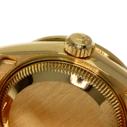 ROLEX ロレックス 69068G デイトジャスト 10P ダイヤモンド 腕時計 K18YG レディース 中古