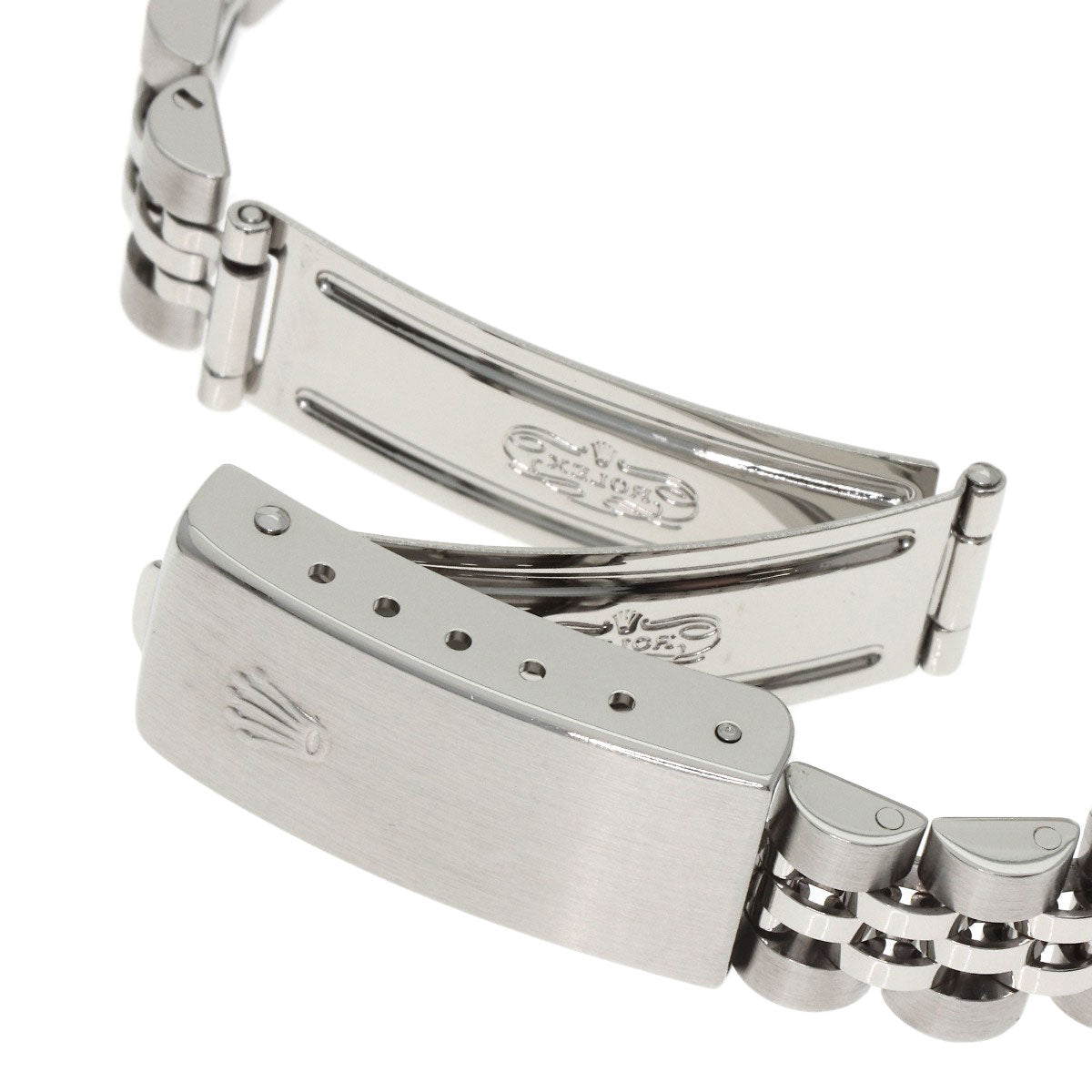ROLEX ロレックス 69174NG デイトジャスト 10P ダイヤモンド 腕時計 SS レディース 中古