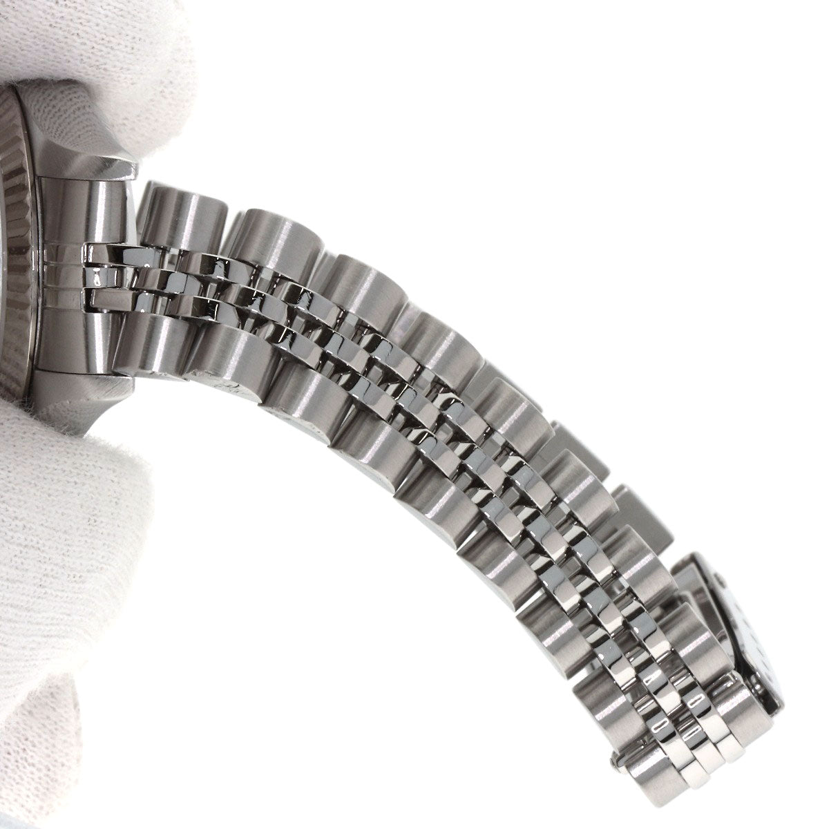 ROLEX ロレックス 69174NG デイトジャスト 10P ダイヤモンド 腕時計 SS レディース 中古