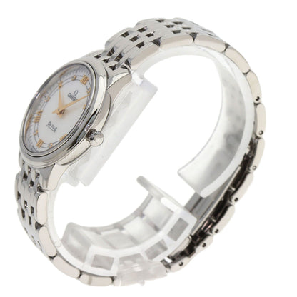 OMEGA オメガ 424.10.27.60.55.001 デビル プレステージ 6P ダイヤモンド 腕時計 SS レディース 中古