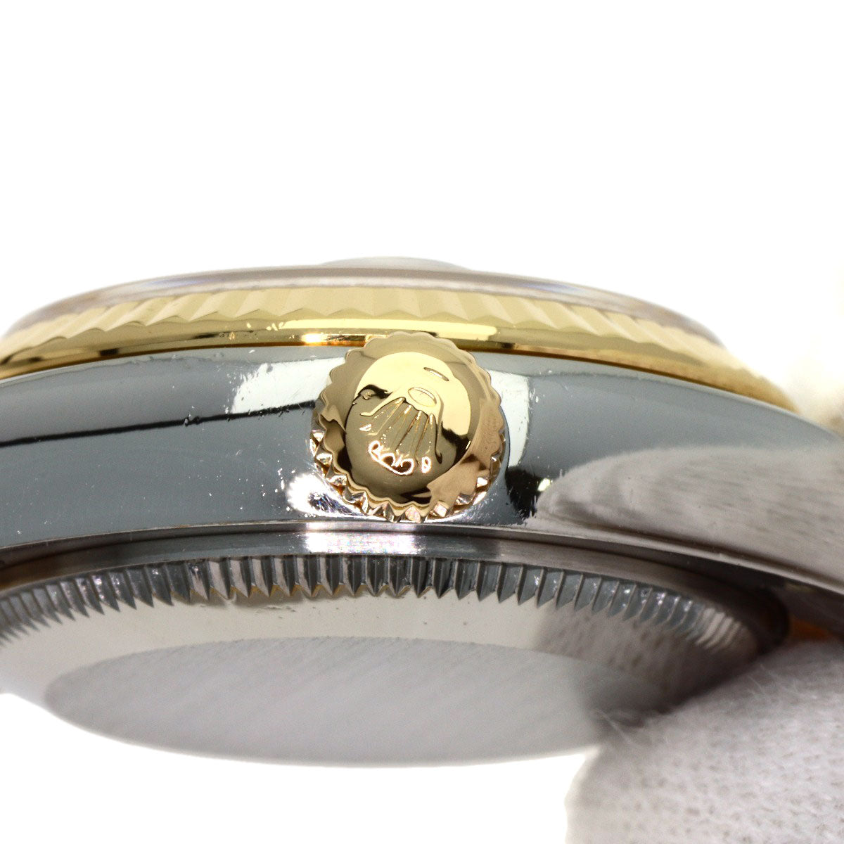 ROLEX ロレックス 179173G デイトジャスト 10P ダイヤモンド ブルーグラデーション 腕時計 SS レディース 中古