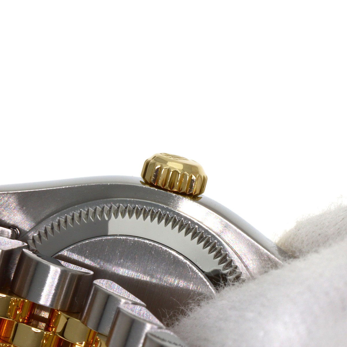 ROLEX ロレックス 179173NG デイトジャスト 10P ダイヤモンド 腕時計 SS レディース 中古