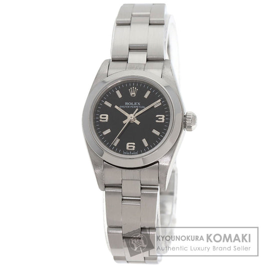 ROLEX ロレックス 76080 オイスターパーペチュアル 腕時計 SS レディース 中古