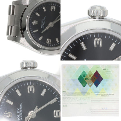 ROLEX ロレックス 76080 オイスターパーペチュアル 腕時計 SS レディース 中古