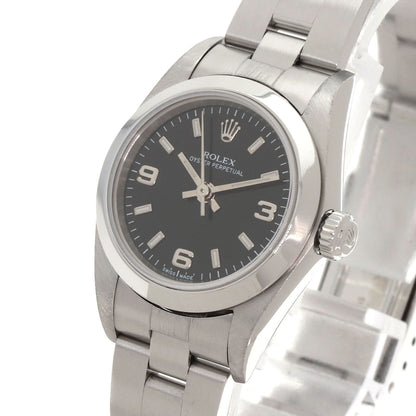 ROLEX ロレックス 76080 オイスターパーペチュアル 腕時計 SS レディース 中古