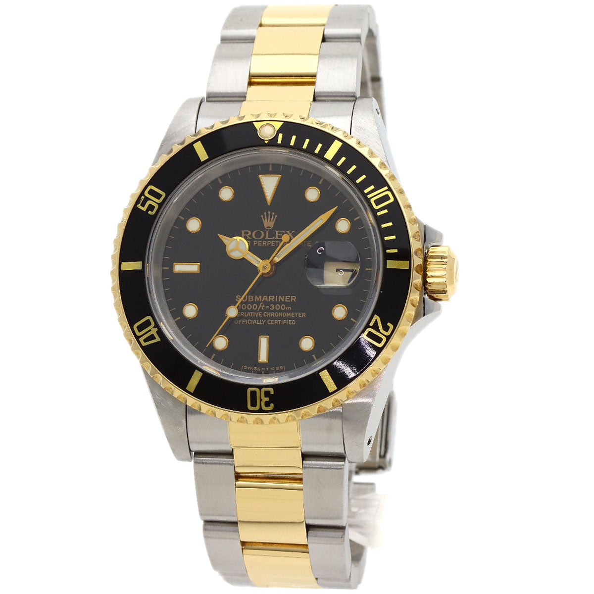 ROLEX ロレックス 16613 サブマリーナ デイト 腕時計 SS メンズ 中古