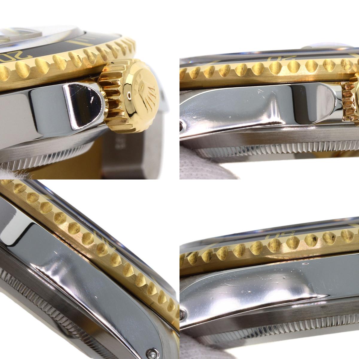 ROLEX ロレックス 16613 サブマリーナ デイト 腕時計 SS メンズ 中古