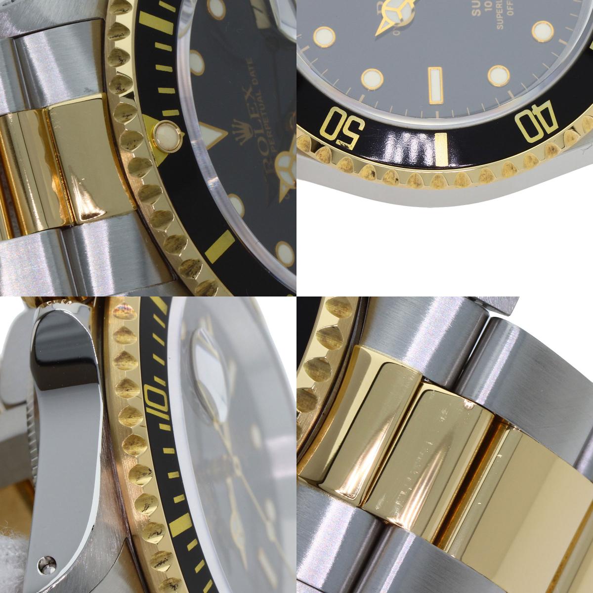 ROLEX ロレックス 16613 サブマリーナ デイト 腕時計 SS メンズ 中古