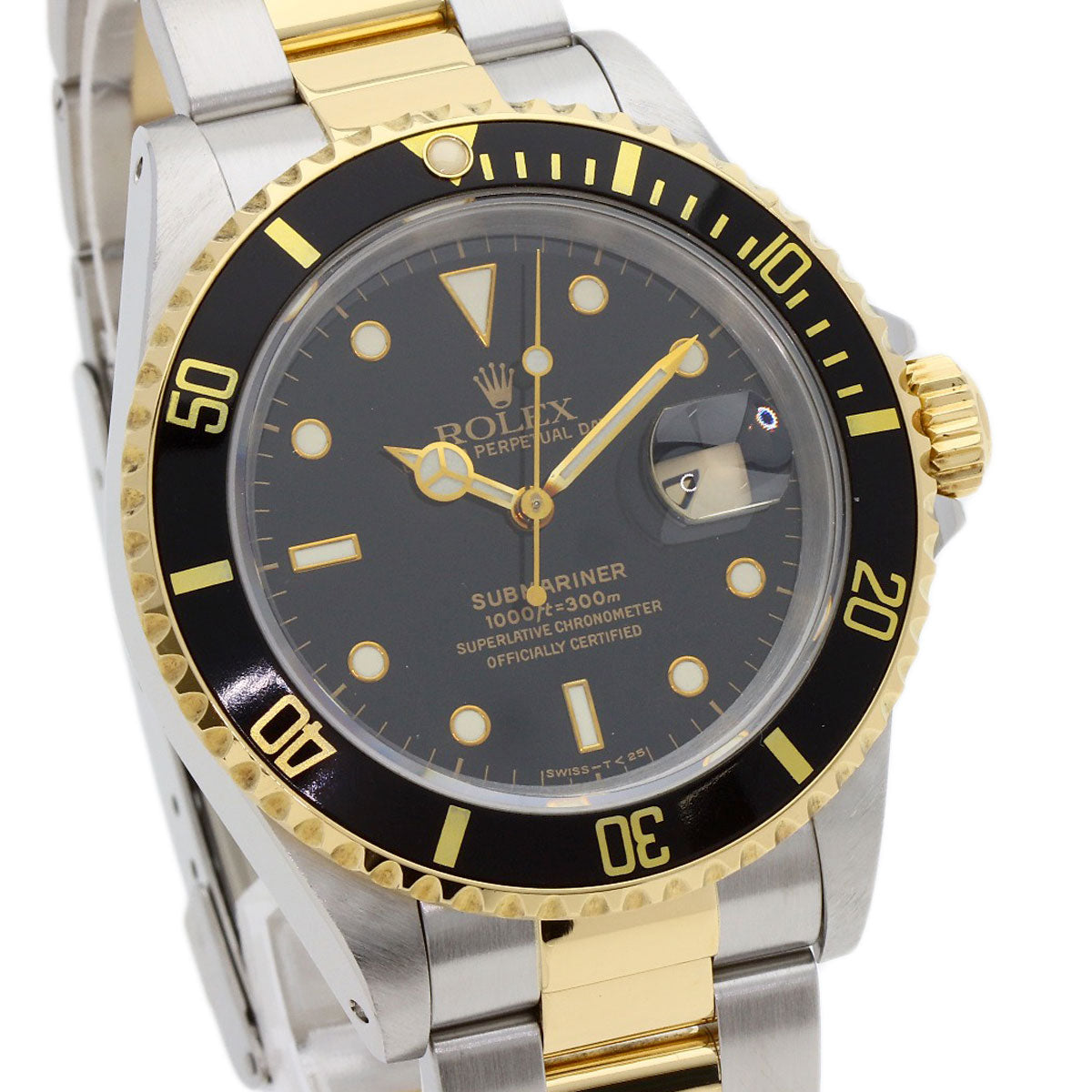ROLEX ロレックス 16613 サブマリーナ デイト 腕時計 SS メンズ 中古