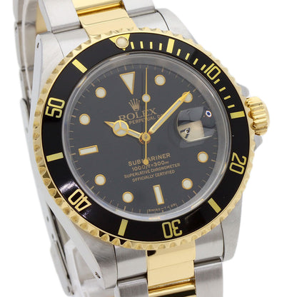 ROLEX ロレックス 16613 サブマリーナ デイト 腕時計 SS メンズ 中古