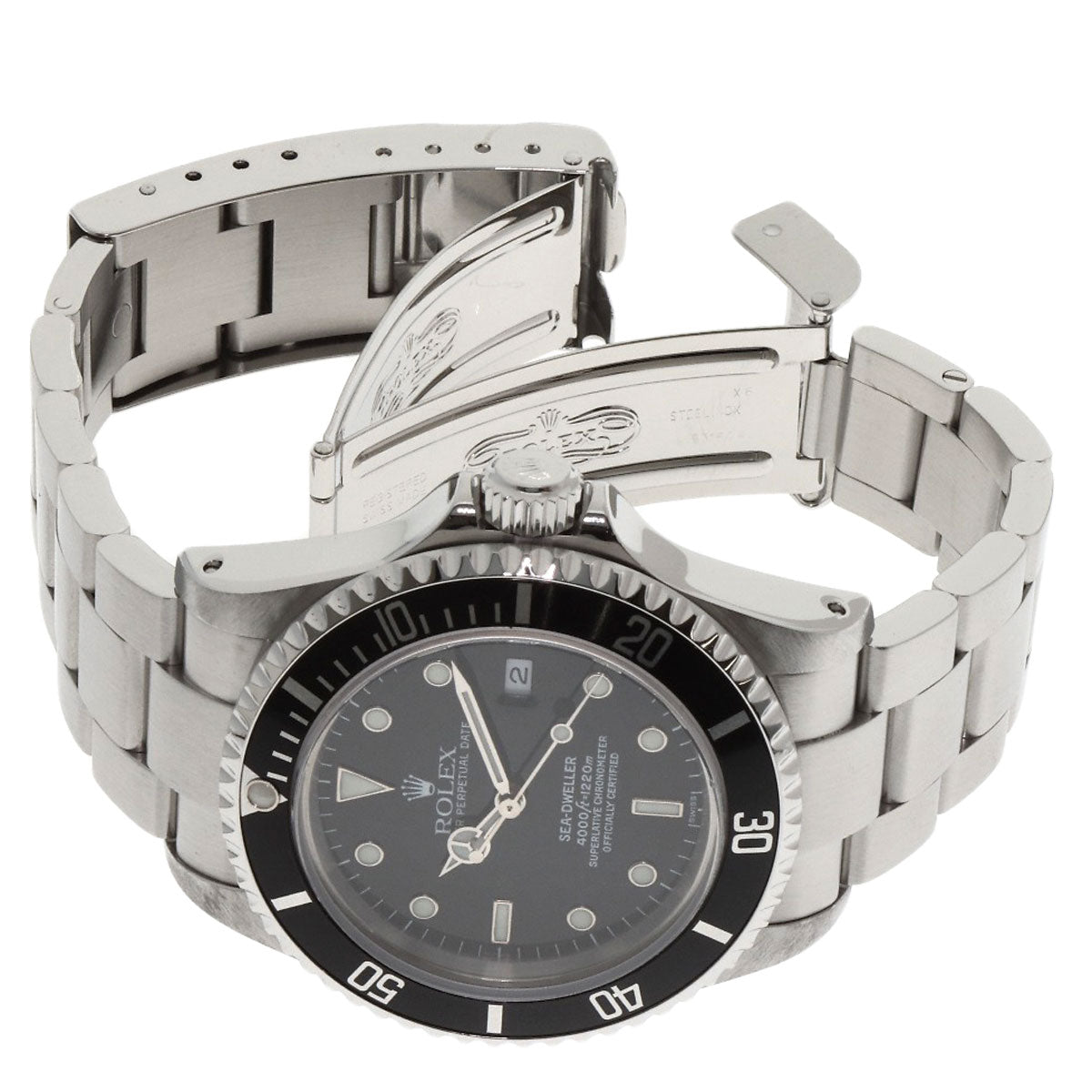 ROLEX ロレックス 16600 シードゥエラー 腕時計 SS メンズ 中古