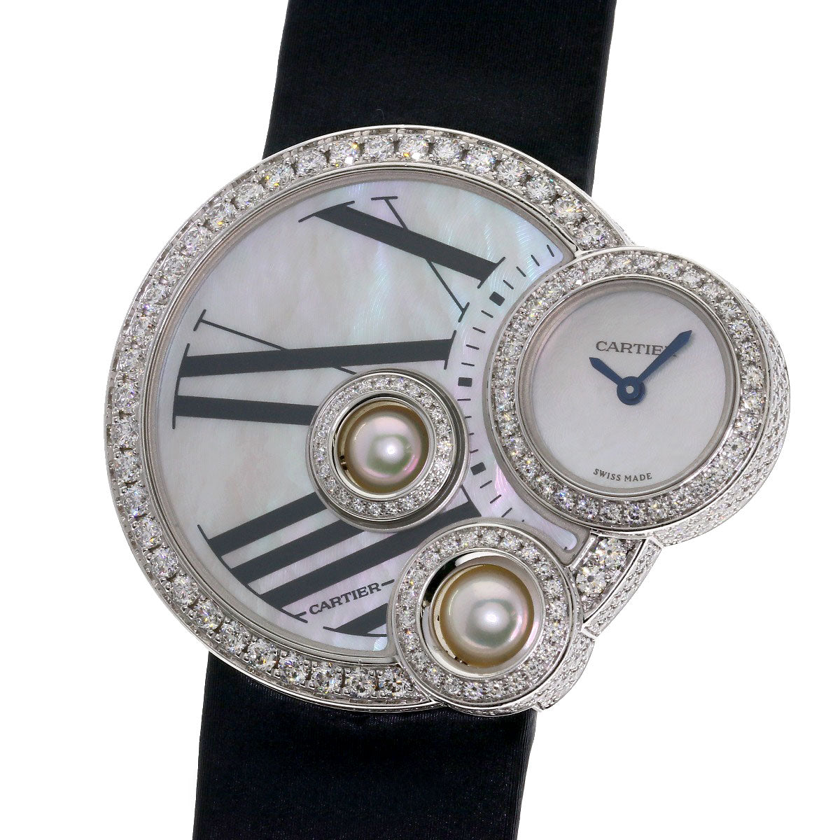 CARTIER カルティエ WJ304850 ベルル 腕時計 K18WG レディース 中古