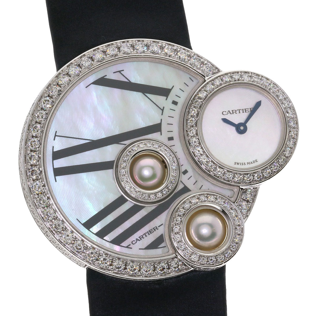 CARTIER カルティエ WJ304850 ベルル 腕時計 K18WG レディース 中古