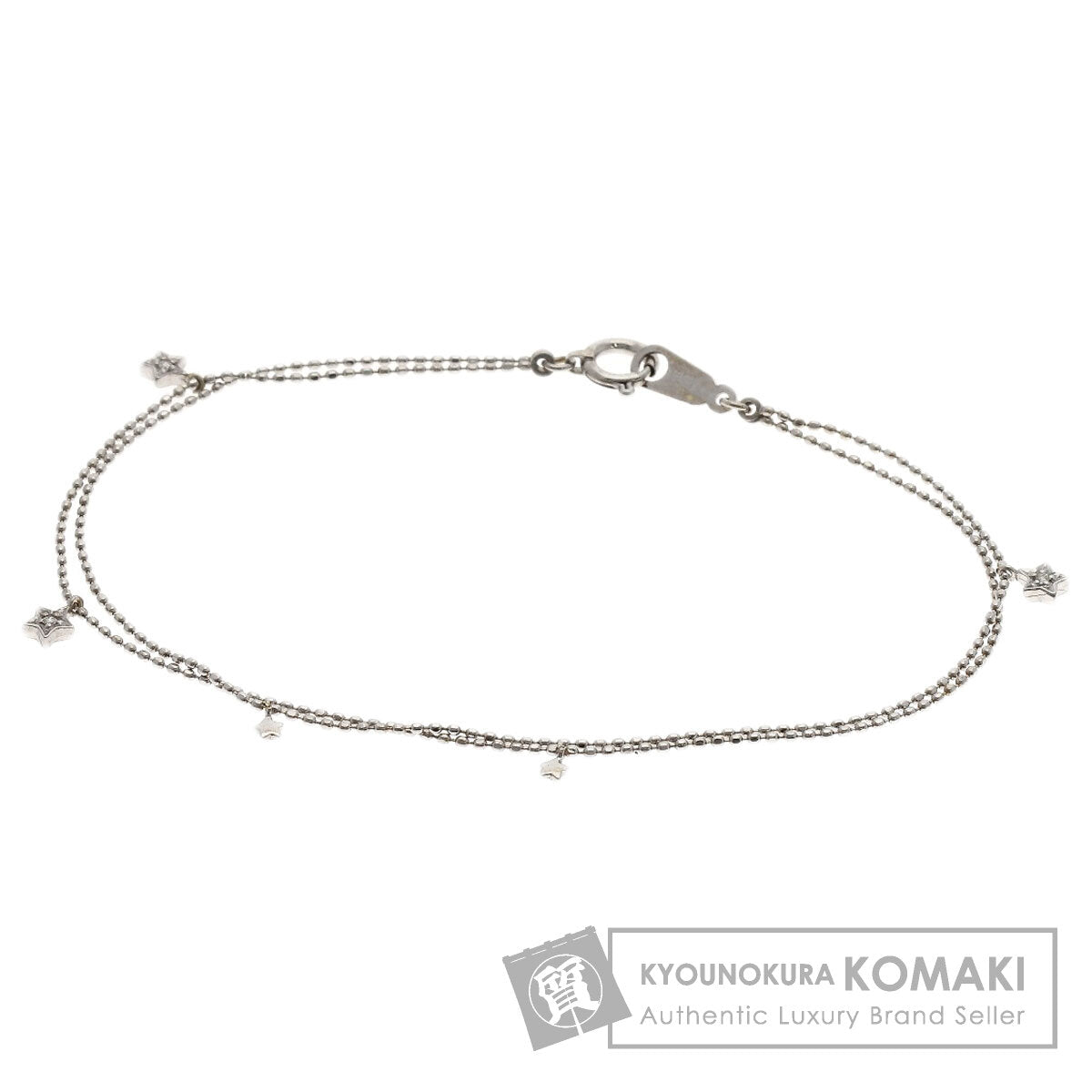 セレクトジュエリー 2連 ダイヤモンド ブレスレット 中古 商品画像1