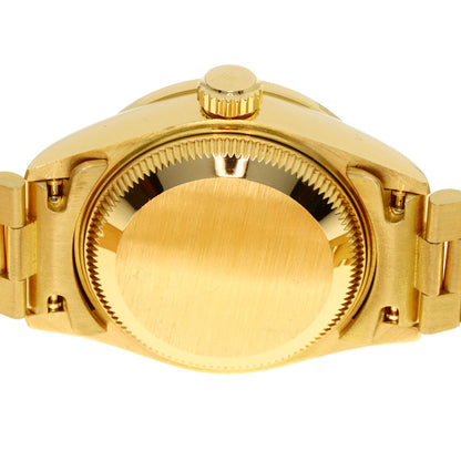 ROLEX ロレックス 69068G デイトジャスト 10P ダイヤモンド 腕時計 K18YG レディース 中古