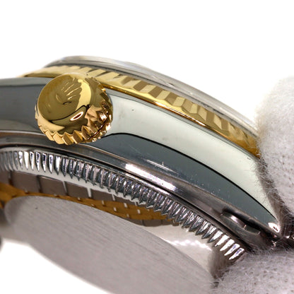 ROLEX ロレックス 69173G デイトジャスト 10P ダイヤモンド 腕時計 SS レディース 中古