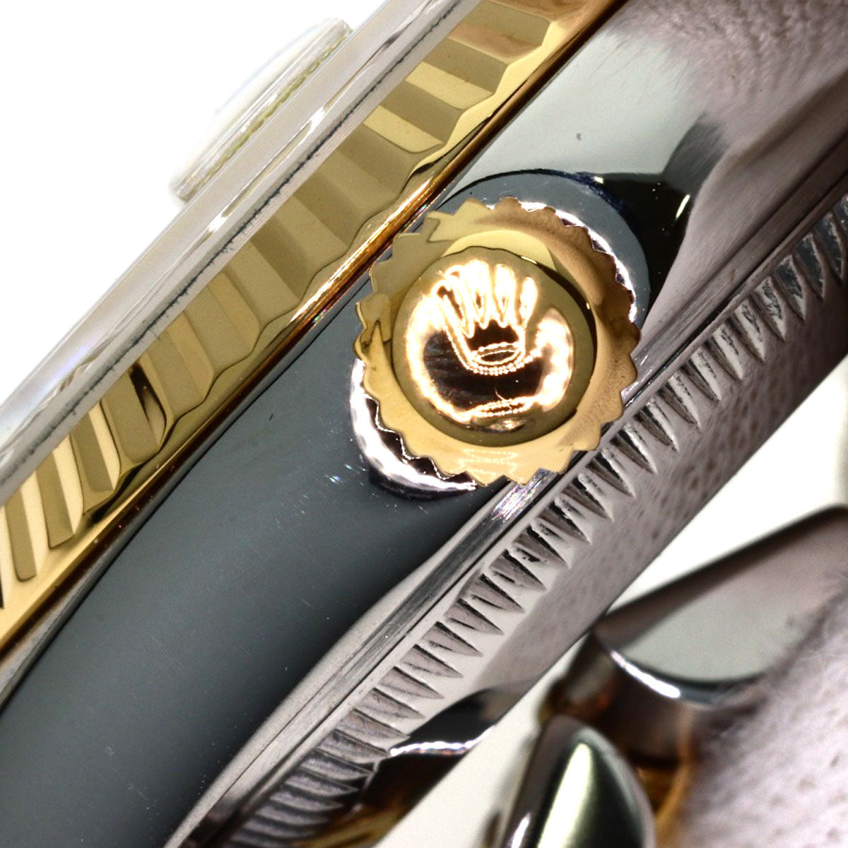 ROLEX ロレックス 69173G デイトジャスト 10P ダイヤモンド 腕時計 SS レディース 中古
