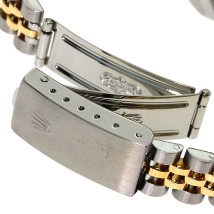ROLEX ロレックス 69173G デイトジャスト 10P ダイヤモンド 腕時計 SS レディース 中古