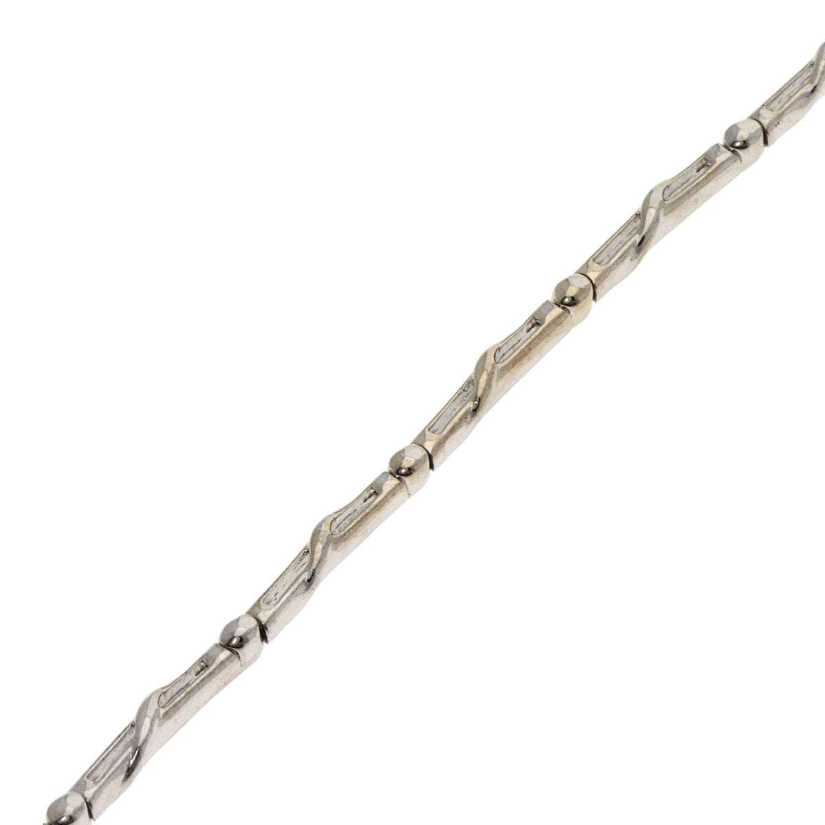 SELECT JEWELRY セレクトジュエリー ダイヤモンド ネックレス K18WG レディース 中古