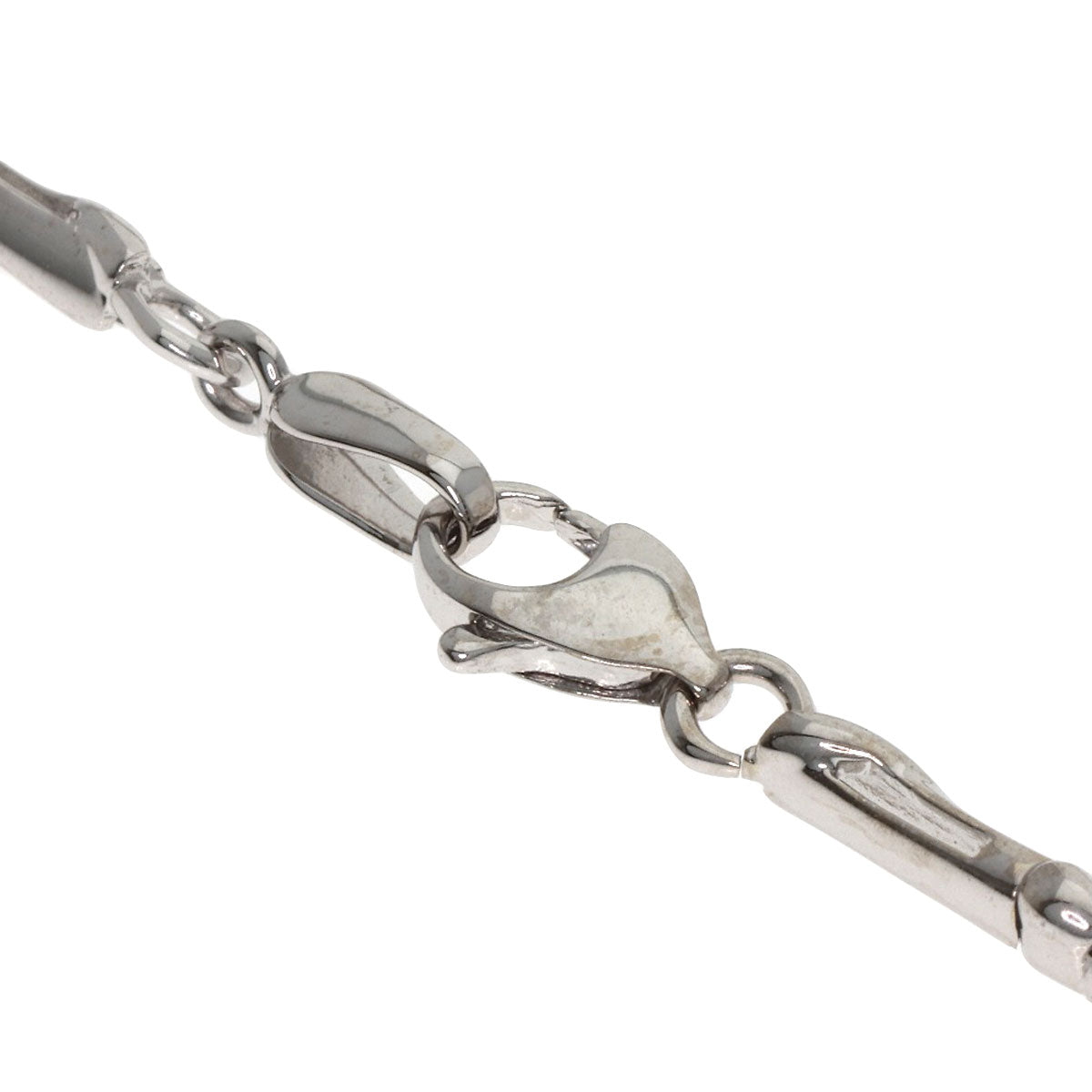 SELECT JEWELRY セレクトジュエリー ダイヤモンド ネックレス K18WG レディース 中古