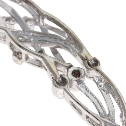 SELECT JEWELRY セレクトジュエリー ダイヤモンド ネックレス K18WG レディース 中古