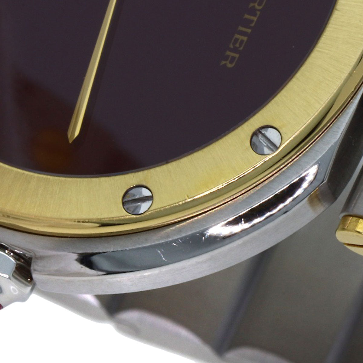 CARTIER カルティエ サントス ヴァンドーム LM 腕時計 SS メンズ 中古