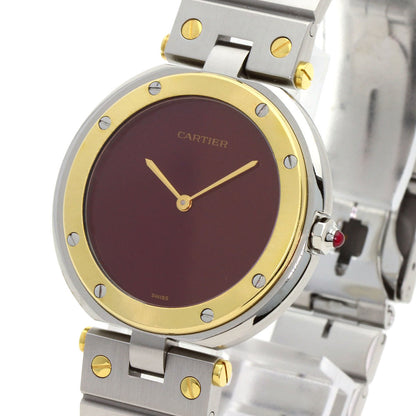 CARTIER カルティエ サントス ヴァンドーム LM 腕時計 SS メンズ 中古