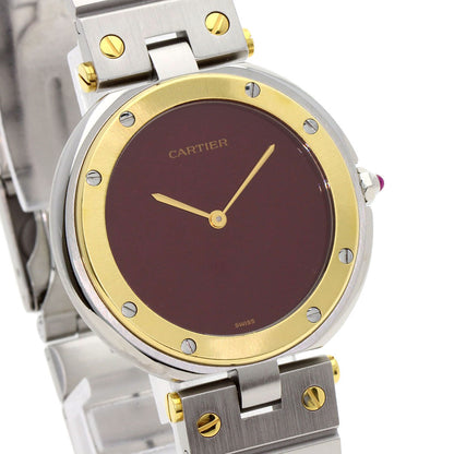 CARTIER カルティエ サントス ヴァンドーム LM 腕時計 SS メンズ 中古