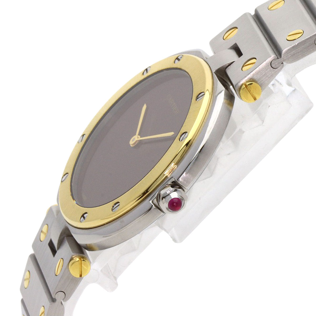 CARTIER カルティエ サントス ヴァンドーム LM 腕時計 SS メンズ 中古