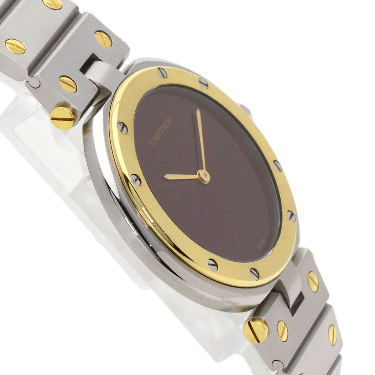CARTIER カルティエ サントス ヴァンドーム LM 腕時計 SS メンズ 中古