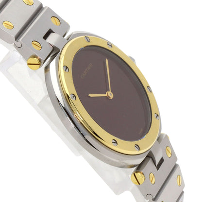 CARTIER カルティエ サントス ヴァンドーム LM 腕時計 SS メンズ 中古