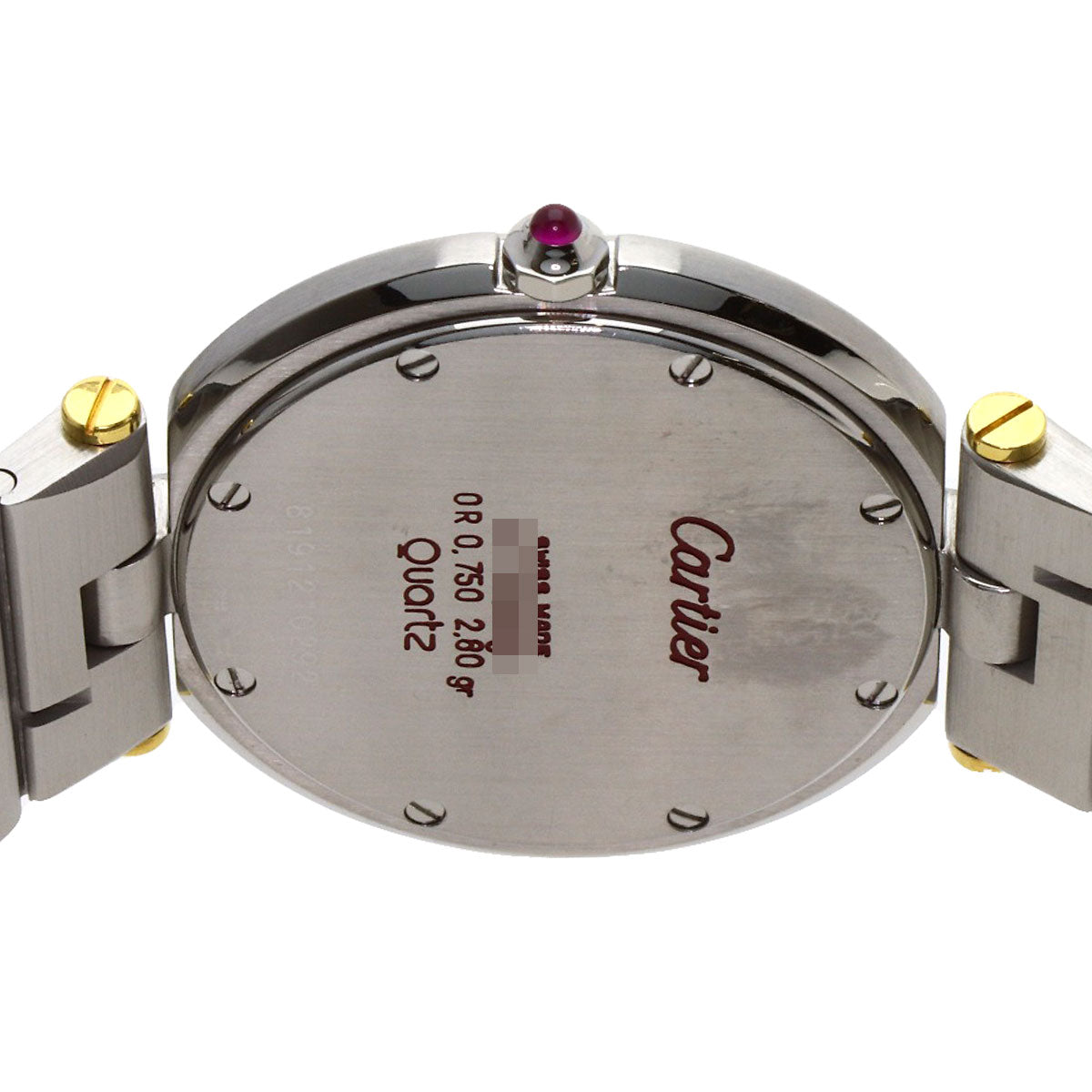 CARTIER カルティエ サントス ヴァンドーム LM 腕時計 SS メンズ 中古