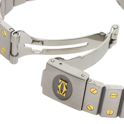 CARTIER カルティエ サントス ヴァンドーム LM 腕時計 SS メンズ 中古