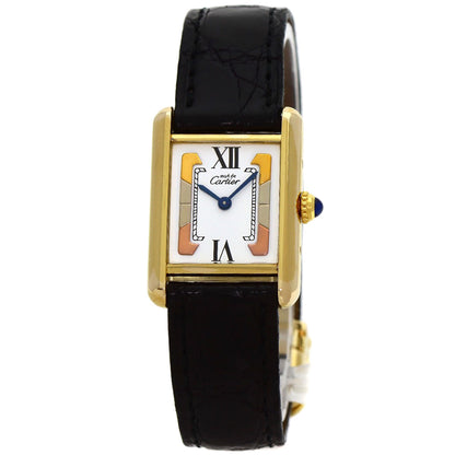 CARTIER カルティエ マストタンク 腕時計 SV レディース 中古