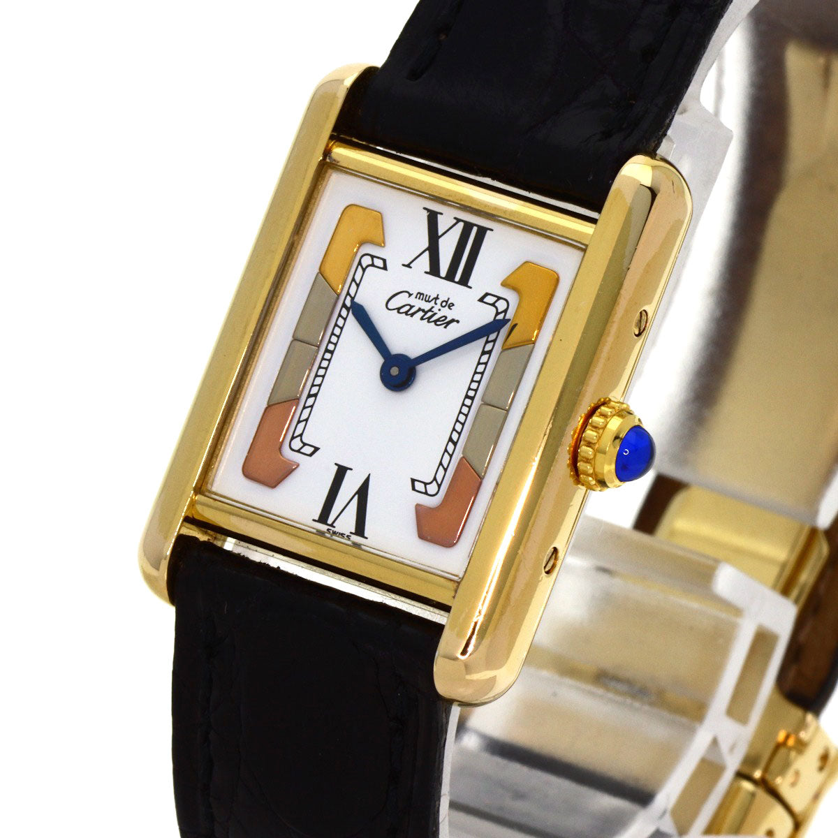 CARTIER カルティエ マストタンク 腕時計 SV レディース 中古