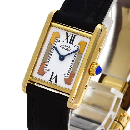 CARTIER カルティエ マストタンク 腕時計 SV レディース 中古