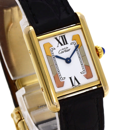 CARTIER カルティエ マストタンク 腕時計 SV レディース 中古