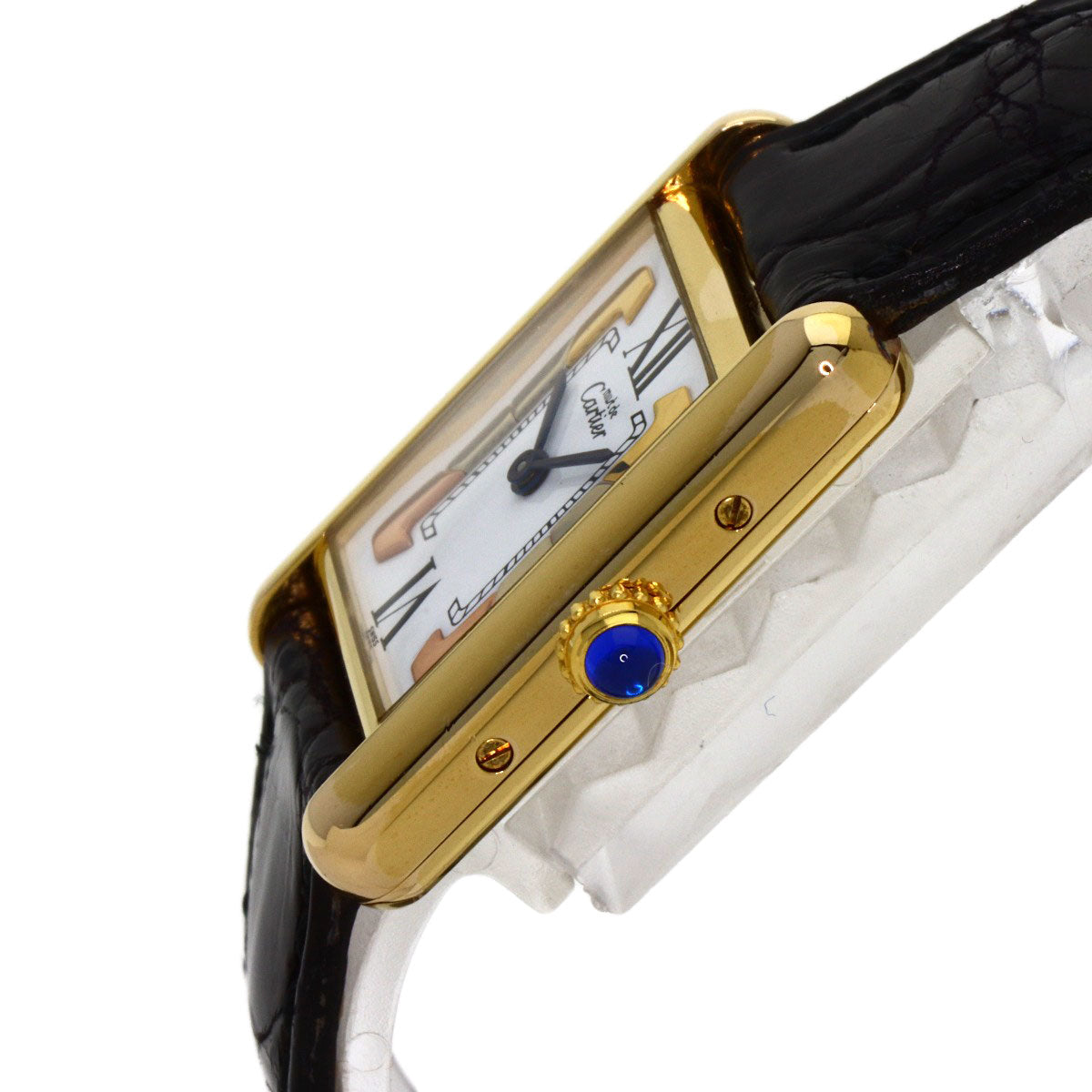 CARTIER カルティエ マストタンク 腕時計 SV レディース 中古