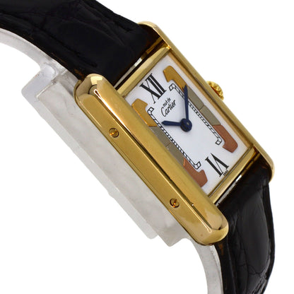 CARTIER カルティエ マストタンク 腕時計 SV レディース 中古
