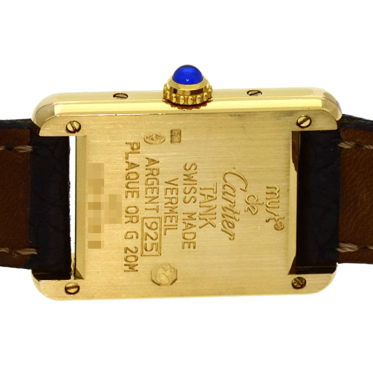 CARTIER カルティエ マストタンク 腕時計 SV レディース 中古