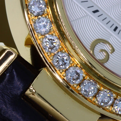 CARTIER カルティエ WJ111551 パシャ 32mm　ベゼルダイヤモンド 腕時計 K18YG レディース 中古