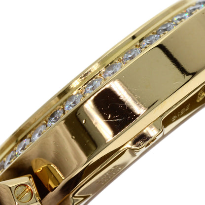CARTIER カルティエ WJ111551 パシャ 32mm　ベゼルダイヤモンド 腕時計 K18YG レディース 中古