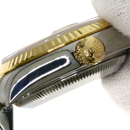 ROLEX ロレックス 79173G デイトジャスト 10P ダイヤモンド 腕時計 SS レディース 中古