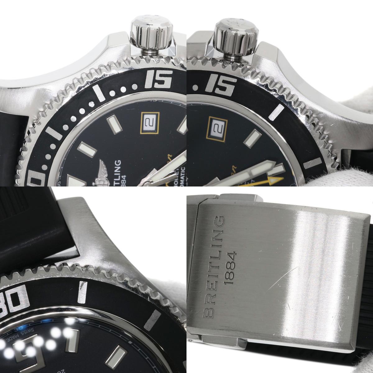 BREITLING ブライトリング A17391 ブライトリング スーパーオーシャン44 腕時計 SS メンズ 中古