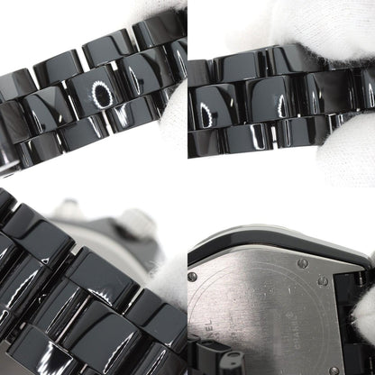 CHANEL シャネル H1419 J12 41mm ベゼル ブラックダイヤモンド 腕時計 セラミック メンズ 中古