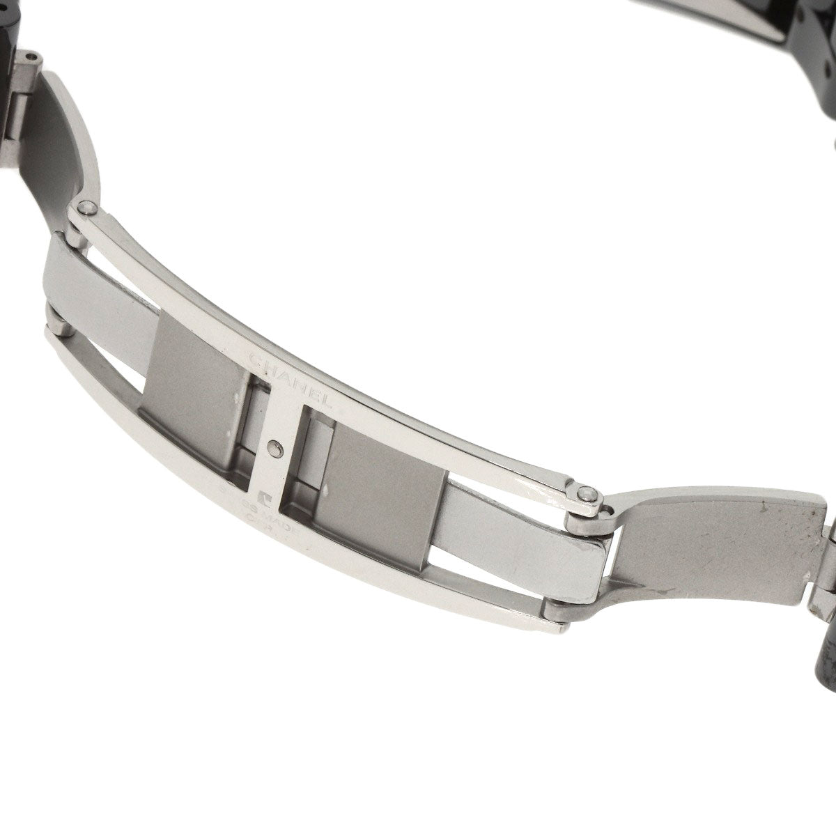 CHANEL シャネル H1419 J12 41mm ベゼル ブラックダイヤモンド 腕時計 セラミック メンズ 中古